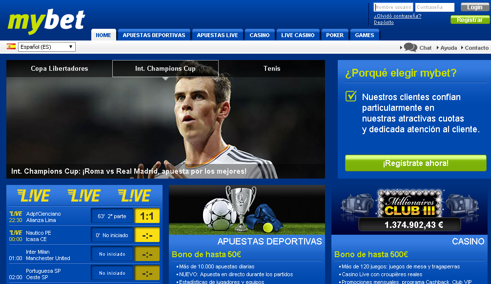 mybet sitio web